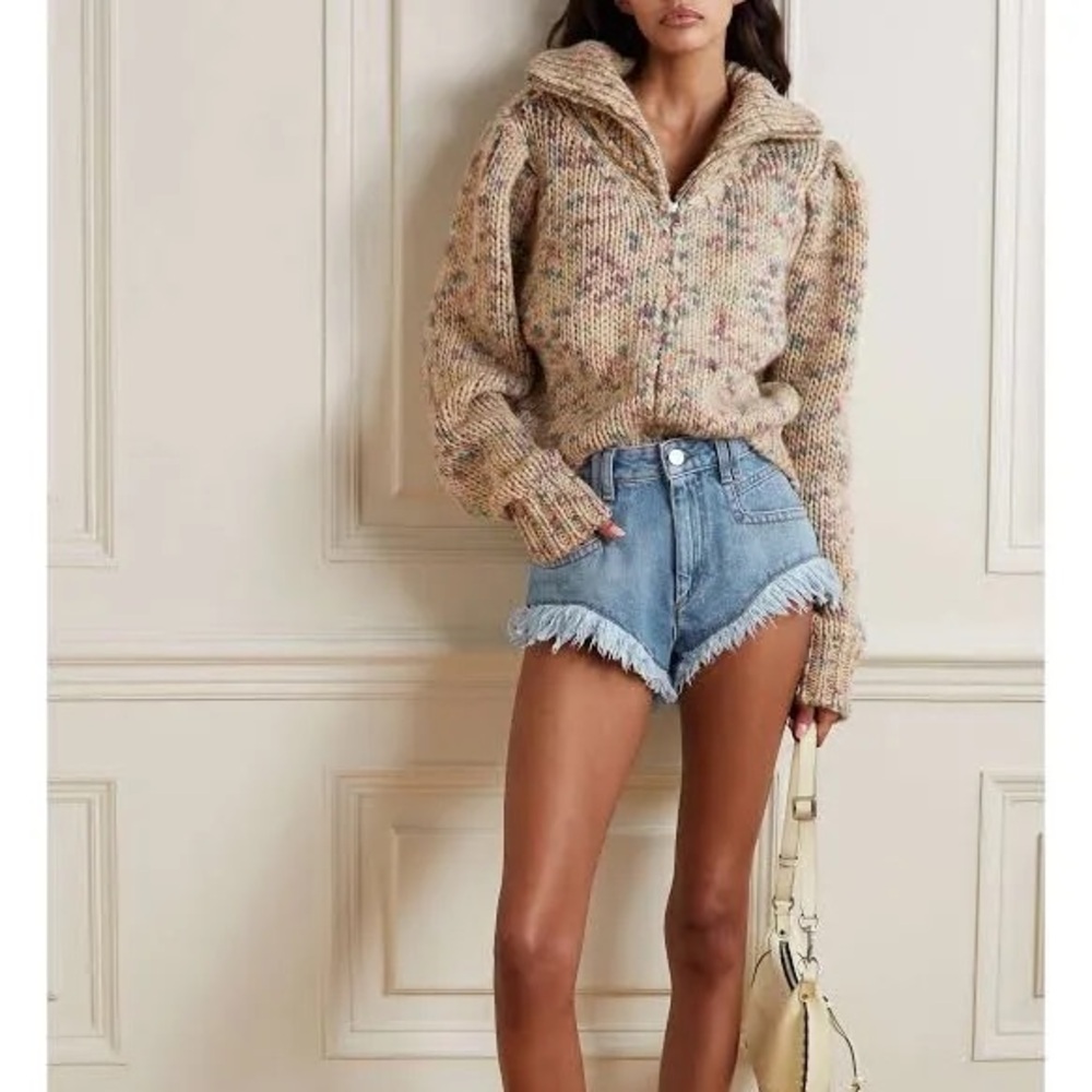 Isabel Marant Denim Shorts - light blue